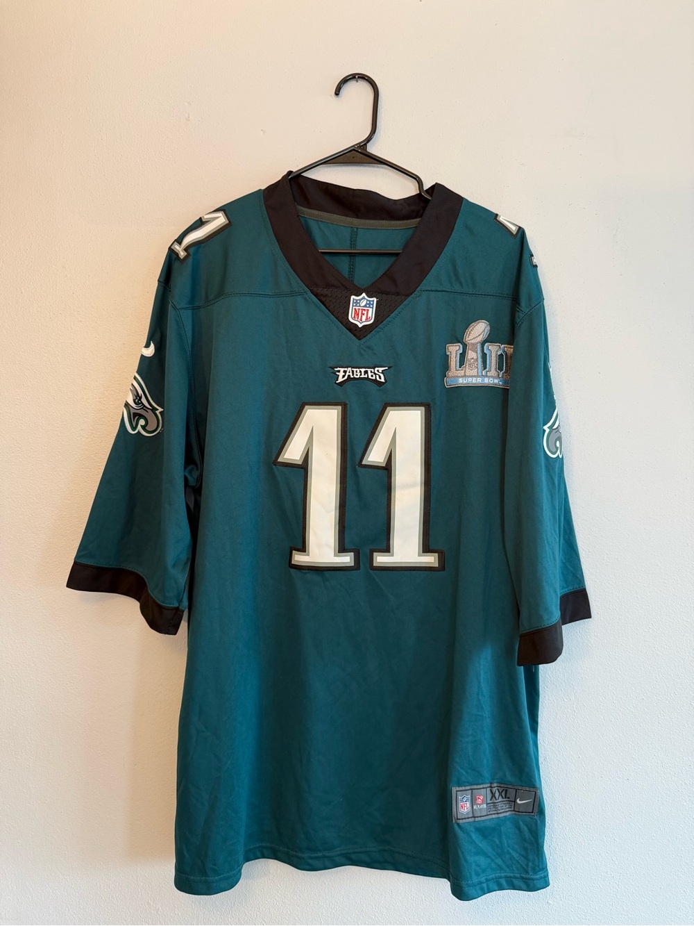 Nike Philadelphia Eagles Carson Wentz #11 Super Bowl LII Jersey XXL